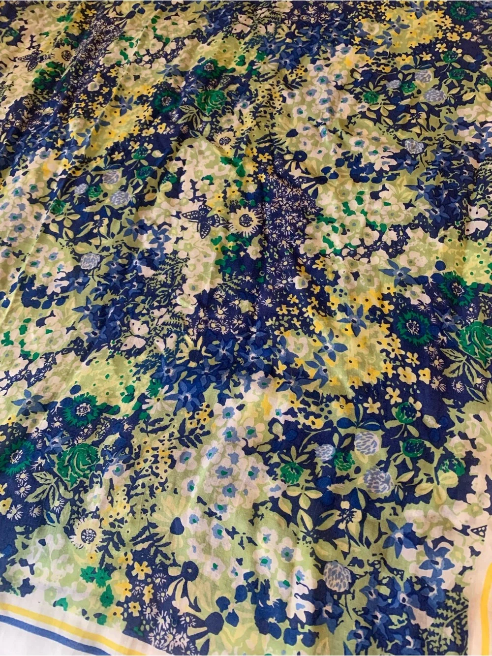 Talbot’s lightweight oblong cotton scarf
